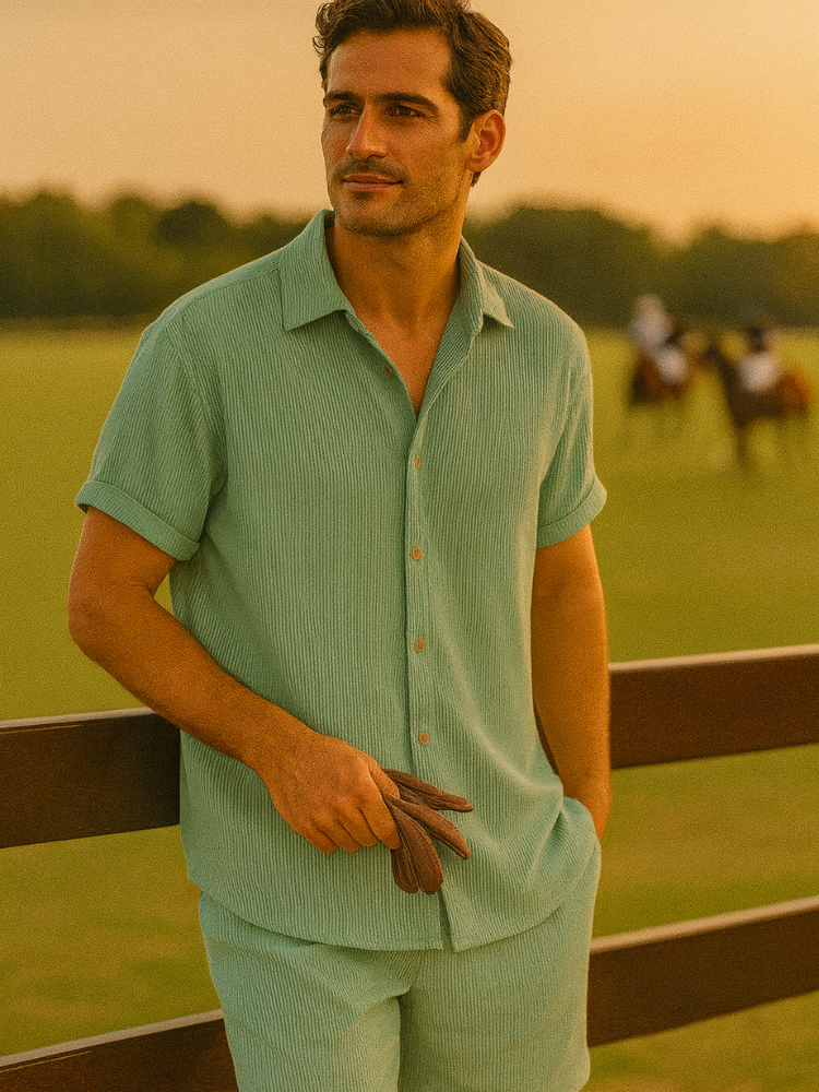 Old Money Duo Set – Premium Shirt & Shorts | Two Pieces for the Price of One