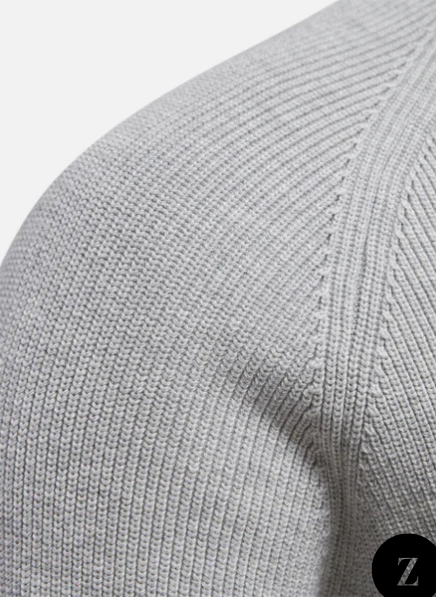 Men’s Half-Zip Sweater - Model Bennett