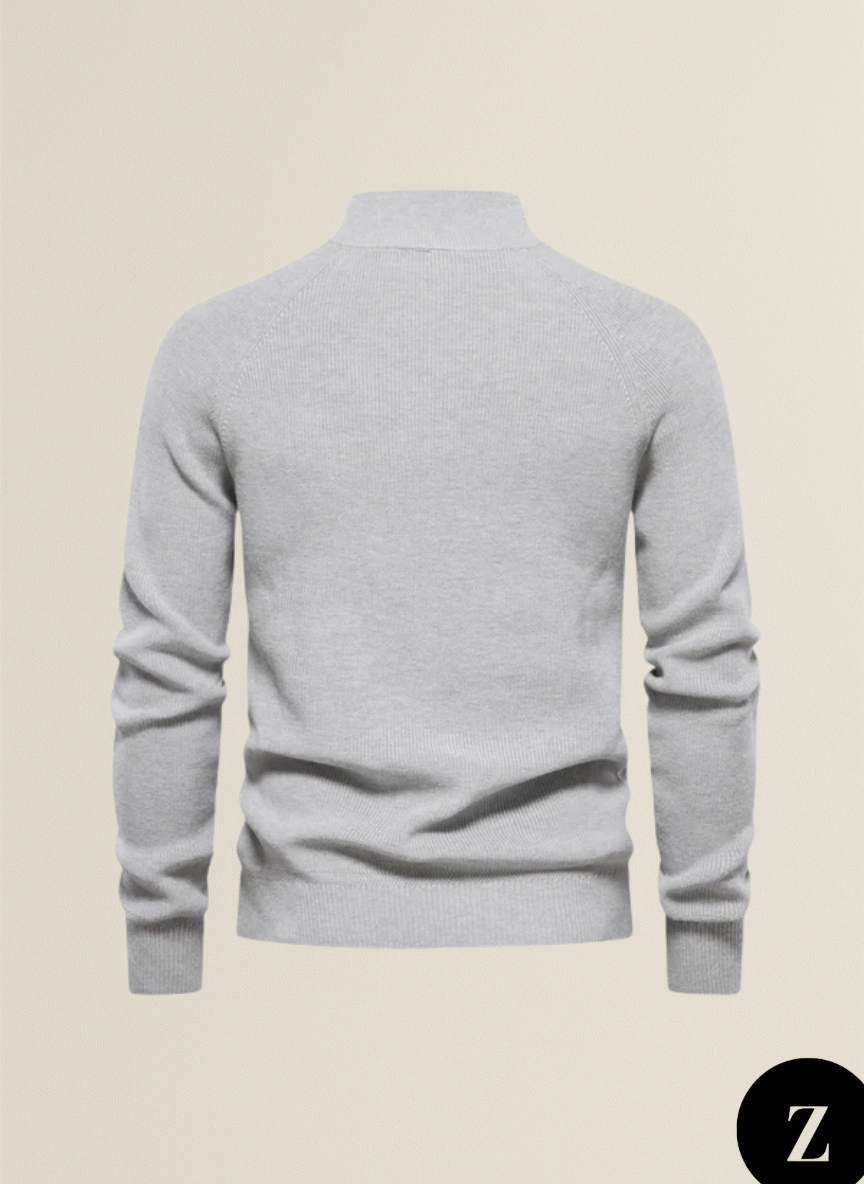Men’s Half-Zip Sweater - Model Bennett