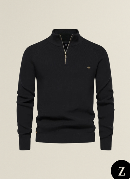 Men’s Half-Zip Sweater - Model Bennett