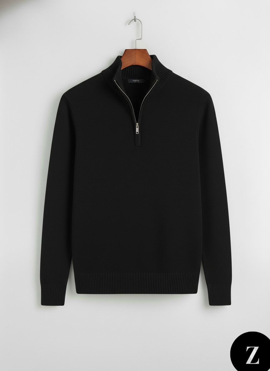 Men's Half Zip Sweater - Model Pembroke