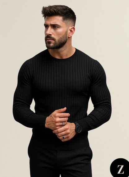 Men’s Slim Fit Sweater - Model Lorenzo