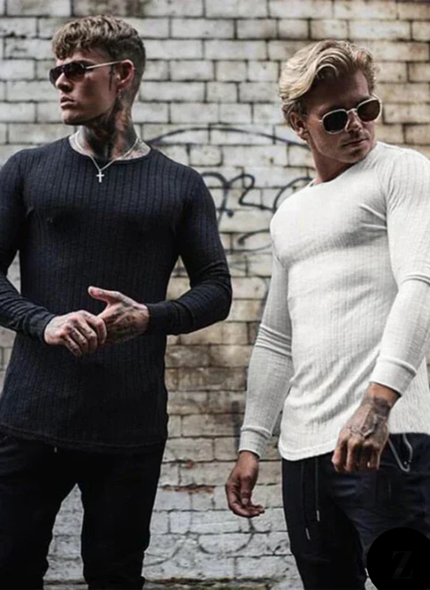 Men’s Slim Fit Sweater - Model Lorenzo