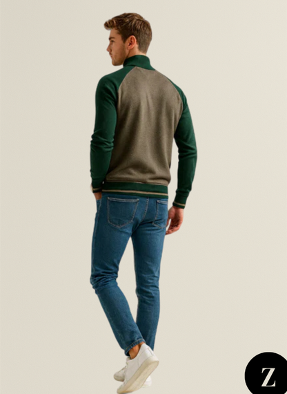 Men’s Zipped Sweater - Model Rafaello