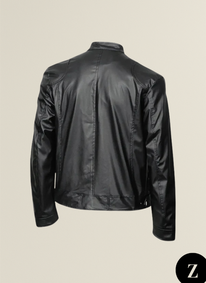 Men's Leather Winter Jacket - Model Finazzi