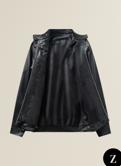 Men's Leather Winter Jacket - Model Finazzi