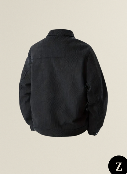 Plus Size Men's Corduroy Jacket - Model Vienna