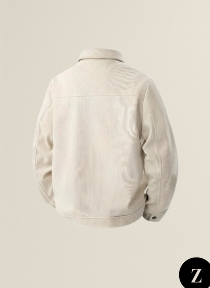 Plus Size Men's Corduroy Jacket - Model Vienna