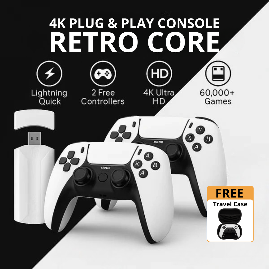 RetroCore™ PRO Set - Dual Controller Edition + Complimentary Travel Case